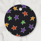 Spooky Bats & Ghosts Halloween Party Dank u Bedankjes Labels (Achterkant)