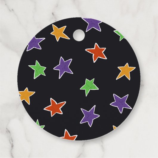 Spooky Bats & Ghosts Halloween Party Dank u Bedankjes Labels (Achterkant)