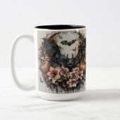 Spooky Bats Halloween Keramische Mok (Links)