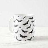 Spooky Bats Halloween Koffiemok (Voorkant links)