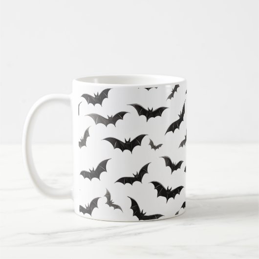 Spooky Bats Halloween Koffiemok (Links)