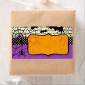 Spooky Bats Halloween Naam Tag Label (Insitu)