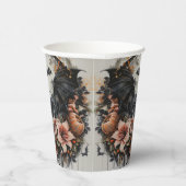 Spooky Bats Halloween Papieren Bekers (Rechts)