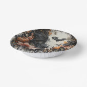 Spooky Bats Halloween Papieren Kommen (Gebogen)