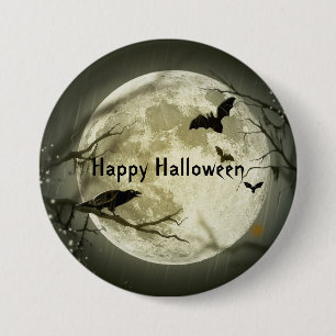 Spooky Bats Halloween Ronde Button 7,6 Cm