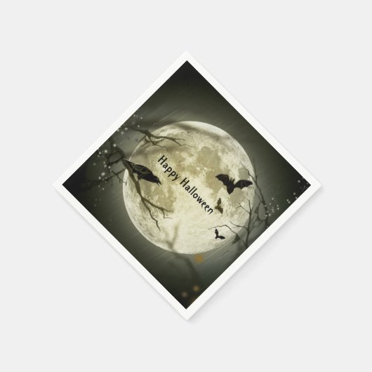 Spooky Bats Halloween Servet (Hoek)