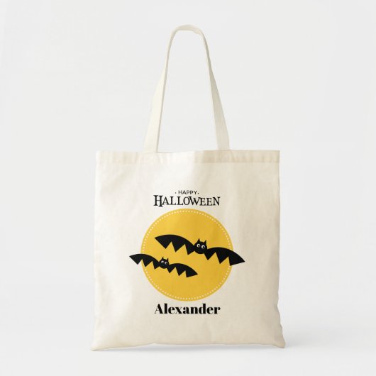 Spooky Bats Halloween Tote Bag (Voorkant)
