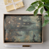 Spooky Bats Haunted Mansion Halloween Decoupage Tissuepapier (Geschenk)