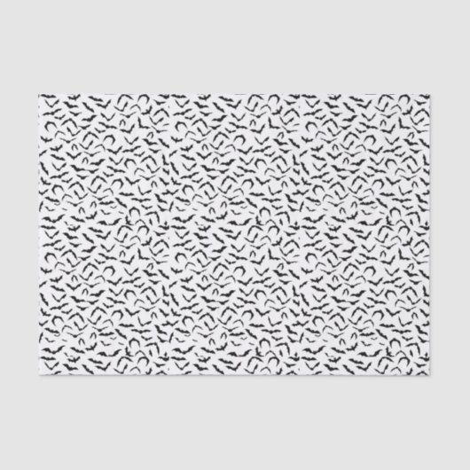 Spooky Bats Tissue Paper Tissuepapier (Voorkant)