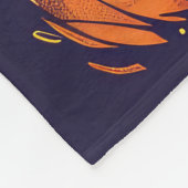 Spooky Beagle Halloween heks en pompoen Fleece Deken (Hoek)