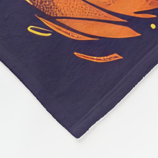 Spooky Beagle Halloween heks en pompoen Fleece Deken (Hoek)