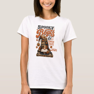 Spooky Beats DJ Gnome T-Shirt | Halloween Herfst