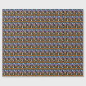 Spooky Berner Mountain Halloween Witch Pumpkin Cadeaupapier (Vlak)