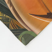 Spooky Berner Mountain Halloween Witch Pumpkin Fleece Deken (Hoek)