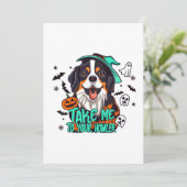Spooky Bernese Halloween: Breng me naar je huiler Kaart (Staand voorkant)