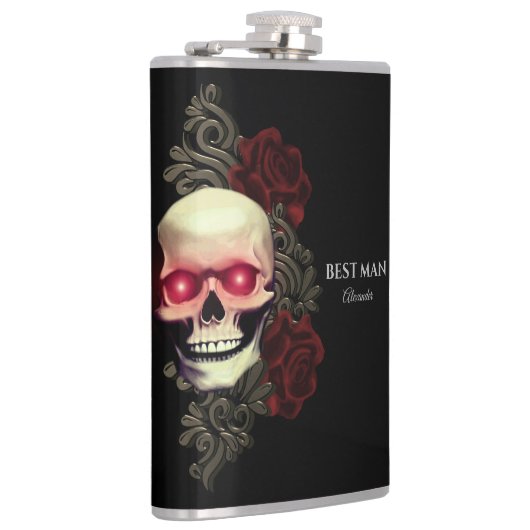 Spooky Best man bruidsjonkers cadeau bruiloft guns Heupfles (Rechts)