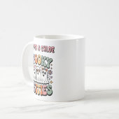 Spooky Besties Pastel Retro Ghost Friends Koffiemok (Voorkant links)