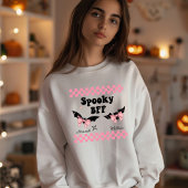 Spooky BFF Gepersonaliseerde Naam Halloween Gift Trui