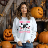 Spooky BFF Gepersonaliseerde Naam Halloween Gift Trui