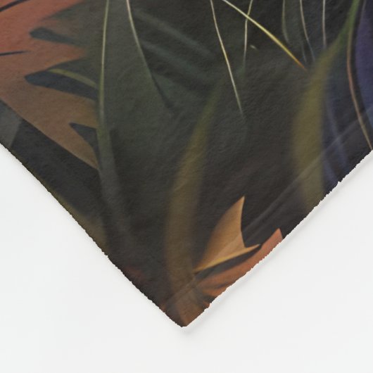 Spooky Bichon Frise Halloween heks en pompoen Fleece Deken (Hoek)