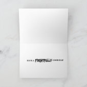 Spooky Birthday Bash Kaart (Binnen)