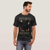 Spooky Biscuits Club Cat Halloween Funny Baking  T-shirt (Voorkant volledig)
