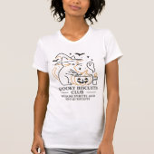 Spooky Biscuits Club Cat Halloween Funny Baking  T-shirt (Voorkant)