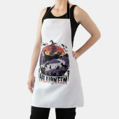 Spooky Black Cat Halloween Night -  Haunted Schort (Insitu)