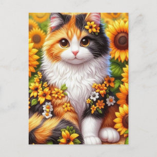 Spooky Black Cat Halloween Wallpaper - 2025 Nacht! Feestdagenkaart