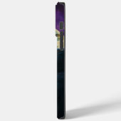 SPOOKY BLACK CAT MET GROENE OGEN EN KANDLE Case-Mate iPhone CASE (Achterkant / Links)