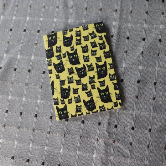 Spooky Black Cats Briefkaart