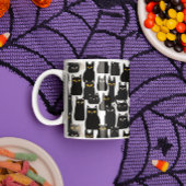 Spooky Black Cats Halloween Mok