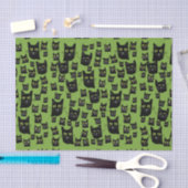 Spooky Black Cats Tissuepapier (Craft)