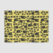 Spooky Black Cats Tissuepapier (Voorkant)