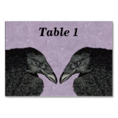 Spooky Black Crow Raven Face Kaart (Voorkant)