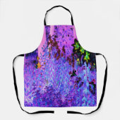 Spooky Black en Crimson Lily Garden Landscape Schort (Voorkant)