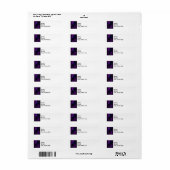 Spooky Black Material Roos, Black Spiers Etiket (Full Sheet)