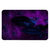 Spooky Black Material Roos, Black Spiers Magneet (Horizontaal)