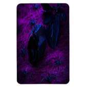 Spooky Black Material Roos, Black Spiers Magneet (Verticaal)