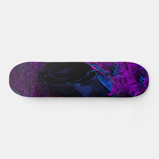 Spooky Black Material Roos, Black Spiers Persoonlijk Skateboard (Horizontaal)