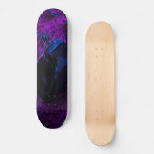 Spooky Black Material Roos, Black Spiers Persoonlijk Skateboard (Voorkant)