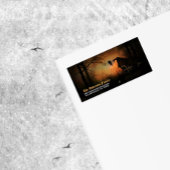 Spooky Black Raven Halloween Retouradres Etiket