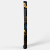 SPOOKY BLAUW EN GOUD GOTISCHE HALLOWEEN POMPOENEN SAMSUNG GALAXY HOESJE (Rechterkant)