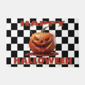 Spooky Bloody Pumpkin Halloween Deurmat (Voorkant)