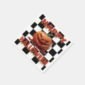 Spooky Bloody Pumpkin Halloween Servet (Hoek)