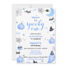 Spooky Blue Ghost 1e verjaardag