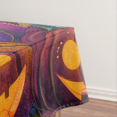 Spooky Bluetick Coonhound Halloween Witch Pumpkin Tafelkleed (Voorbeeld)