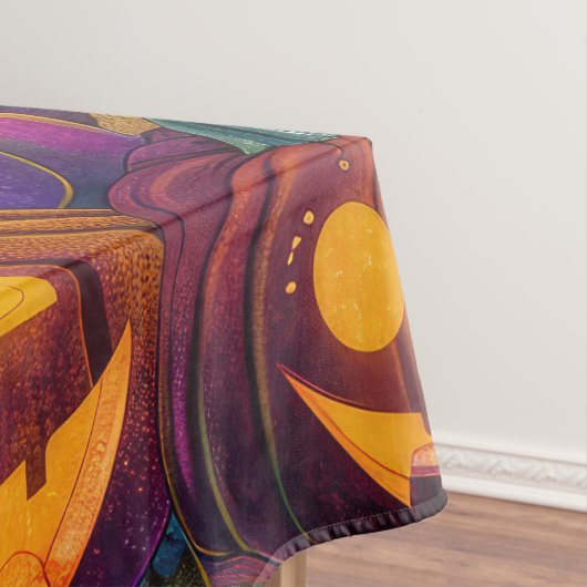 Spooky Bluetick Coonhound Halloween Witch Pumpkin Tafelkleed (Voorbeeld)