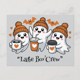 Spooky boba, Kawaii boo, schattige spooky Hallowee Briefkaart