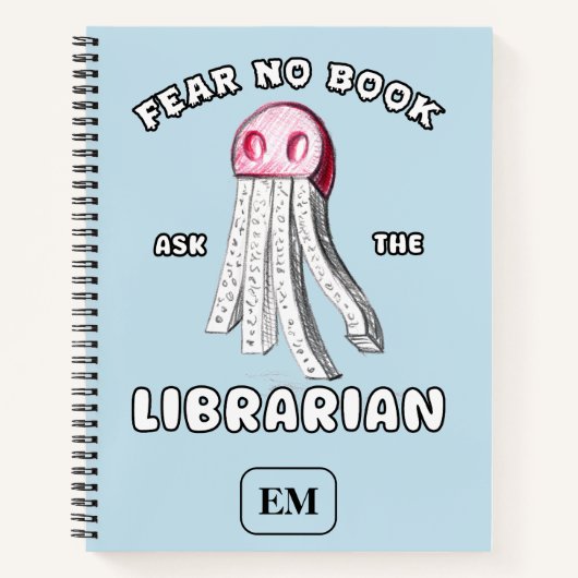 Spooky boek Vraag de bibliothecaris schets (Voorkant)